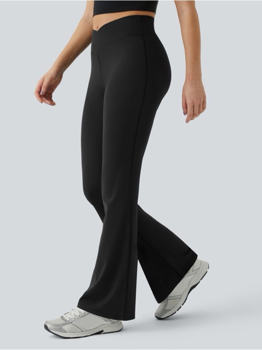 Halara DayStretch High Waisted Crossover Flare Yoga Leggings